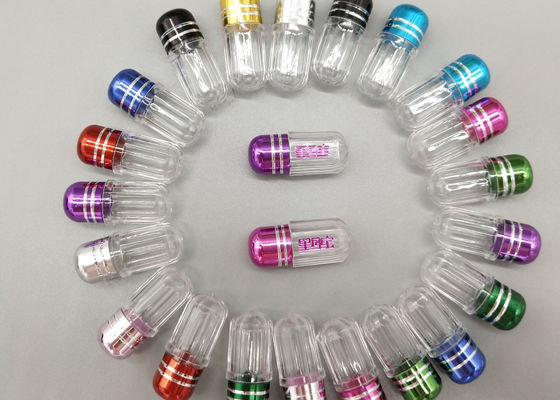 capsules en plastique vides de pilule de pourpre de 12mm pour le supplément de soins de santé