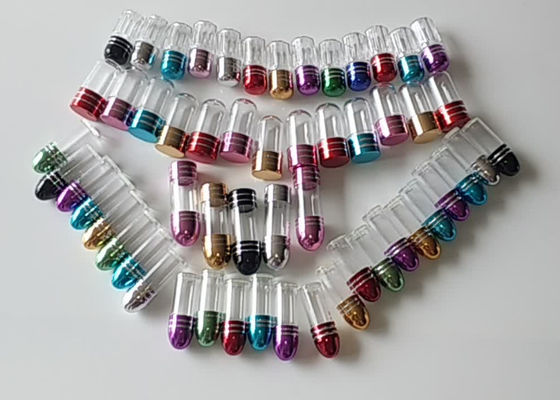 capsules bleues de rhinocéros de 33mm Mini Pill Bottles Bullet Shell 13mm
