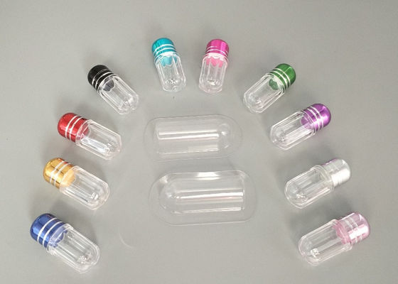 capsules bleues de rhinocéros de 33mm Mini Pill Bottles Bullet Shell 13mm