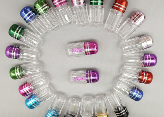 emballage simple de capsule de GV de petits conteneurs en plastique de pilule de 13mm