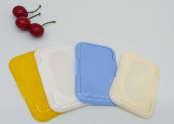 Le bébé non rechargeable humide du couvercle 65mm de chiffons de polypropylène essuie le couvercle en plastique