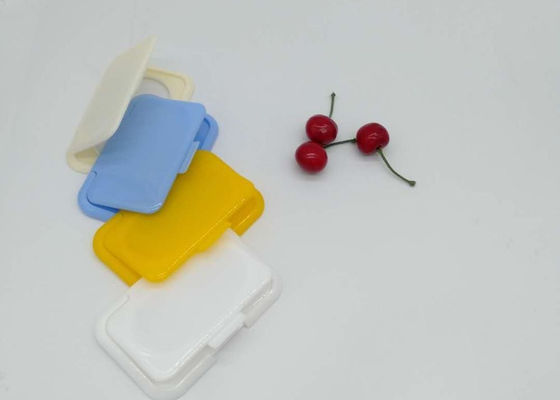 Le bébé non rechargeable humide du couvercle 65mm de chiffons de polypropylène essuie le couvercle en plastique