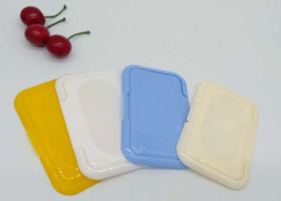 couvercle humide ISO9001 non rechargeable Flip Top Cap de plastique de chiffons de 65mm