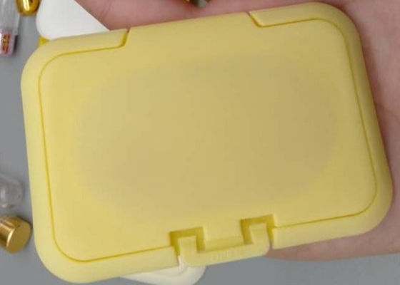 couvercle humide ISO9001 non rechargeable Flip Top Cap de plastique de chiffons de 65mm