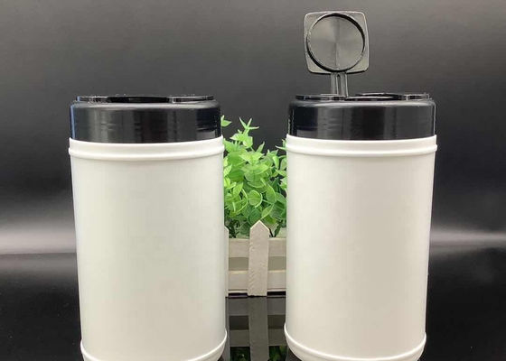 Chiffons humides de chiffons de HDPE de cylindre humide des seaux ISO9001 empaquetant des bouteilles
