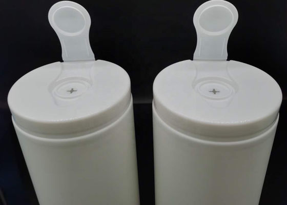 bouteille écologique de chiffons d'alcool de boîte métallique humide de chiffon du HDPE 100pcs