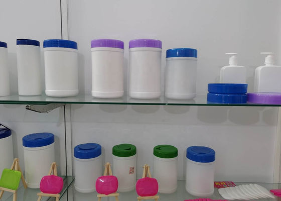 bouteille de seau de chiffons de nettoyage de HDPE de 180mm avec les couvercles blancs