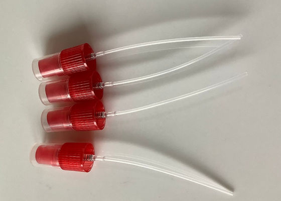Bouteilles en plastique rouges de lotion avec les bouteilles en plastique de jet de pompe de la pompe 10ml
