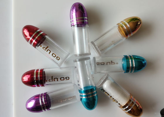 Bouteille en plastique pourpre avec la forme de balle de GV 2g de chapeau en métal