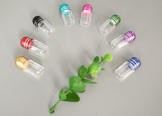 La pilule en plastique vide octogonale capsule 2g avec les chapeaux en aluminium