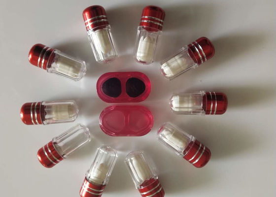 Bouteilles de pilule en plastique vides de GV 13mm une forme de balle de capsule