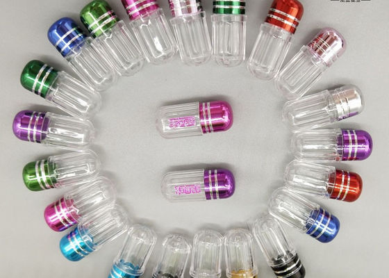 Forme cylindrique en plastique des fioles 2g de pilule de capsule simple