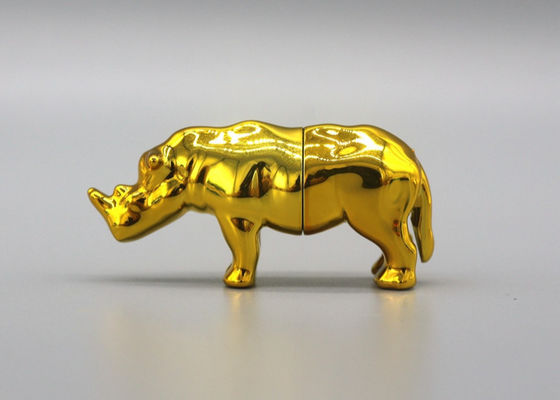 La capsule simple de l'ABS 10g écosse la capsule d'or de rhinocéros de papier d'aluminium
