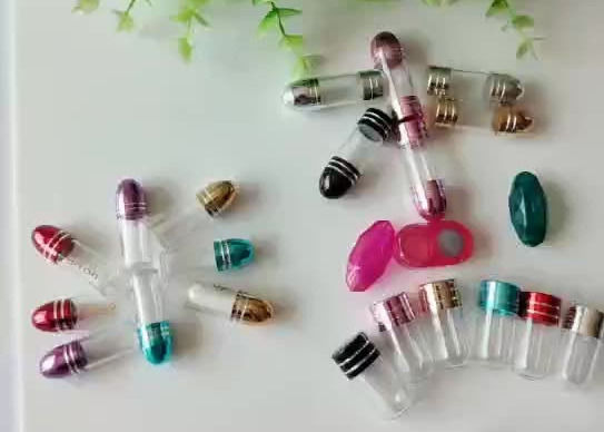 petits conteneurs en plastique de la pilule 1g
