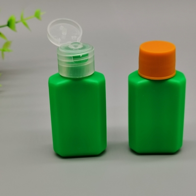 Petites bouteilles en plastique vertes d'OEM 150ml pour la médecine